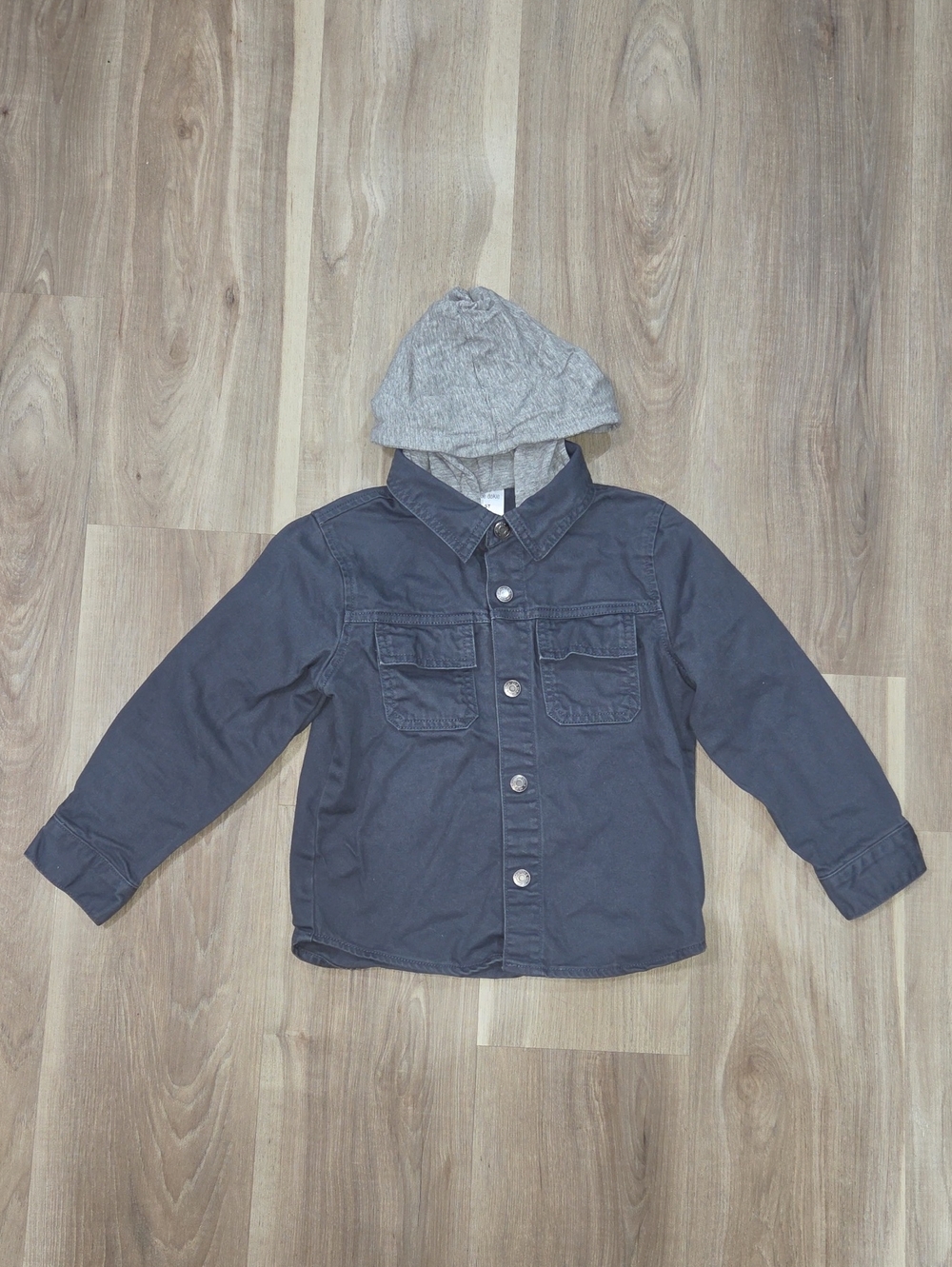 •Okie Dokie• Toddler Boys Hooded Jean Jacket